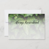 Ivy Custom Photo Always Herinnering Note Kaart Notitiekaartje (Voorkant)