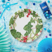 Ivy en bessen vakantie papieren bordje (Feest)