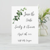 Ivy en Hearts Bewaar de datum Save The Date (Staand voorkant)