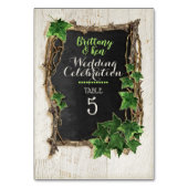 Ivy en Willow bruiloft Kaart (Voorkant)