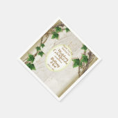 Ivy en Willow bruiloft Servet (Hoek)