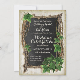 Ivy en Willow trouwuitnodigingen Kaart