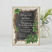 Ivy en Willow trouwuitnodigingen Kaart (Staand voorkant)