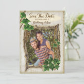 Ivy en Willow Wedding Save The Date Kaarten (Staand voorkant)