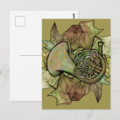 Ivy Franse Hoorn Briefkaart (Voorkant / Achterkant)