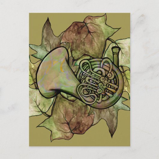 Ivy Franse Hoorn Briefkaart (Voorkant)