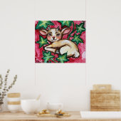 Ivy Goat Poster (Keuken)