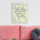 Ivy groen patroon John 3:16 Bijbel Verse Art Canvas Afdruk (Insitu (Woonkamer))