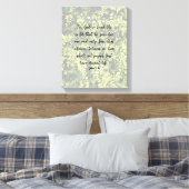 Ivy groen patroon John 3:16 Bijbel Verse Art Canvas Afdruk (Insitu (Slaapkamer))