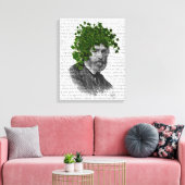 Ivy Head Plant Canvas Afdruk (Insitu (Woonkamer))