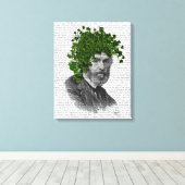 Ivy Head Plant Canvas Afdruk (Insitu (Houten vloer))