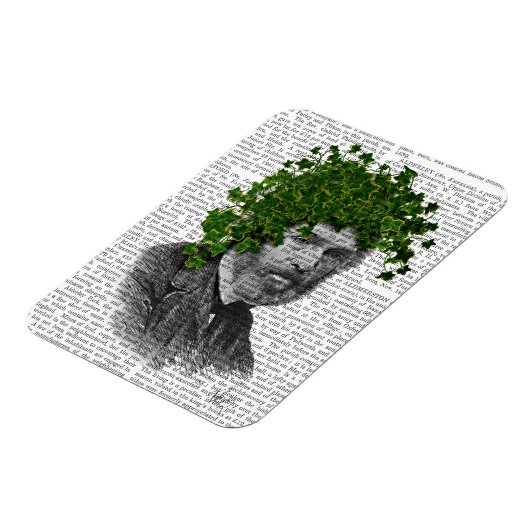 Ivy Head Plant Magneet (Linkerzijde)
