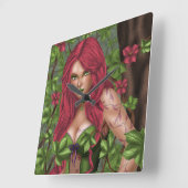 Ivy, het giftige meisje vierkante klok (Hoek)