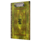 Ivy Jordshire Old Book Elegant Style Monogram Klembord (Links)