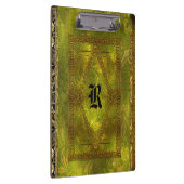 Ivy Jordshire Old Book Elegant Style Monogram Klembord (Rechts)
