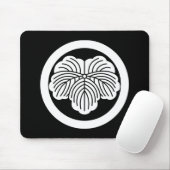 Ivy leaf in cirkel muismat (Met muis)