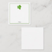 Ivy Leaf Notitiekaartje (Voorkant / Achterkant)