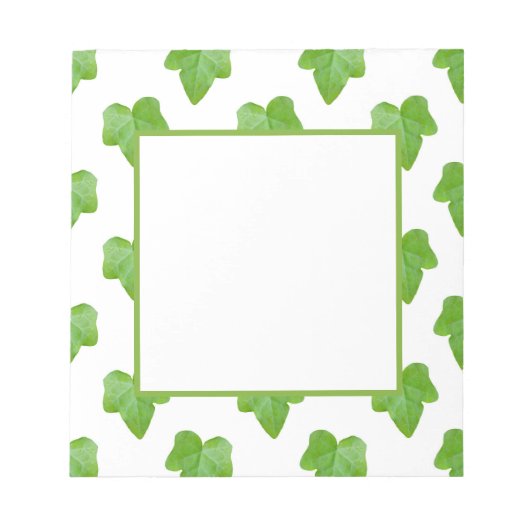 Ivy leaf Pattern Notitieblok (Voorkant)