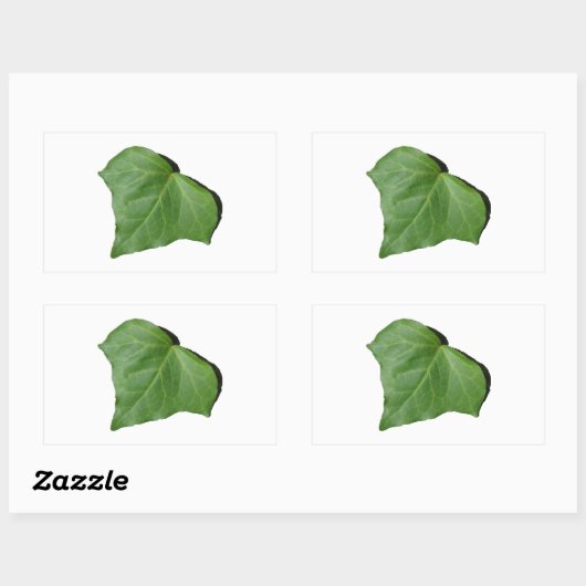 Ivy Leaf Rechthoekige Sticker (Vel)