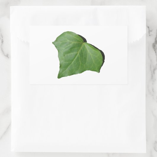 Ivy Leaf Rechthoekige Sticker (Tas)