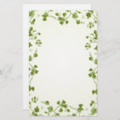 Ivy leaves Stationery Briefpapier (Voorkant / Achterkant)