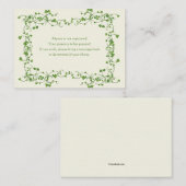 Ivy Lijst Behuizing Kaart (Voorkant / Achterkant)