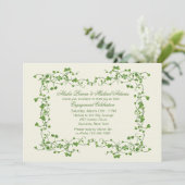 Ivy Lijst Invitation Kaart (Staand voorkant)