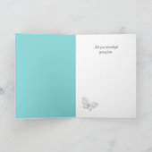 Ivy Lijst met Butterflies Photo Moederdagkaart Kaart (Binnen)