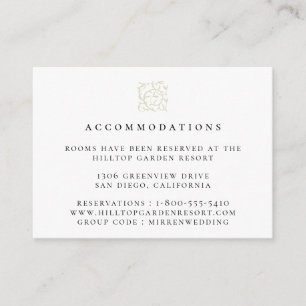 Ivy Logo bruiloft Informatiekaartje