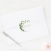 Ivy Minimaal Ronde Sticker (Envelop)