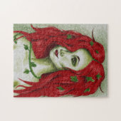 Ivy Nimf Roodharige Vrouw Pixie Fantasie Kunst Legpuzzel (Horizontaal)