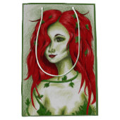 Ivy Nimf Roodharige Vrouw Pixie Fantasie Kunst Medium Cadeauzakje (Voorkant)
