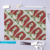 Ivy Nymph Redhead Woman Pixie Fantasy Art Tissuepapier (Craft)