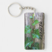 Ivy on Wood op maat Sleutelhanger (Voorkant)