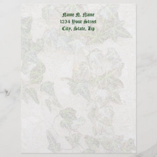 Ivy op Tree Letterhead Stationery Briefhoofd