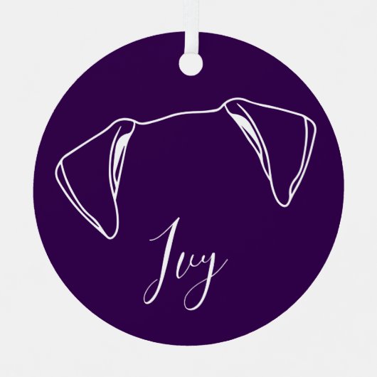 Ivy Ornament (Paw Prints) (Voorkant)