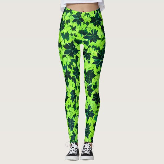 Ivy Pattern Leggings (Voorkant)