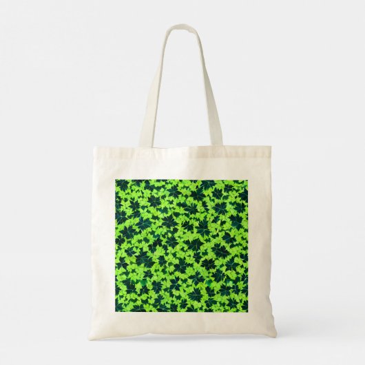 Ivy Patterned Canvas Tas (Achterkant)