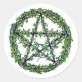 Ivy Pentacle Sticker (Voorkant)