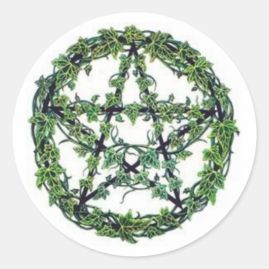 Ivy Pentacle Sticker (Voorkant)