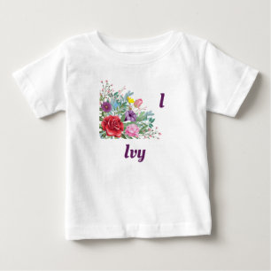 Ivy personaliseert de Naam van de Brief, de Bloeme