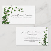 Ivy Plant Green Leaf Visitekaartje (Voorkant / Achterkant)