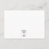 Ivy & Sage Huwelijksreceptie Informatiekaartje (Achterkant)