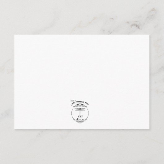 Ivy & Sage trouwgegevens Informatiekaartje (Achterkant)