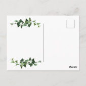 Ivy Save the Date Briefkaart Botanical Leaves (Achterkant)