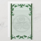 Ivy Triskel Lined Briefpapier (Voorkant / Achterkant)