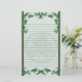 Ivy Triskel Lined Briefpapier (Staand voorkant)