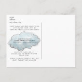 Ivy Ultrasound Photo Boy Baby shower Bunny Virtual Uitnodiging Briefkaart (Achterkant)