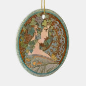 "Ivy" van Alphonse Mucha Ornament (Rechts)