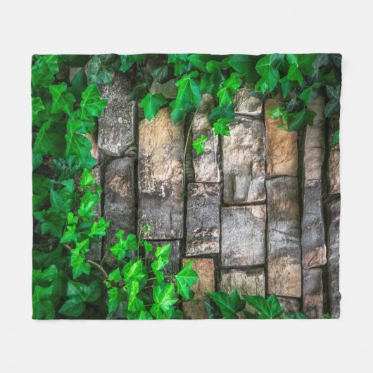 Ivy vine leaf plant Broadleaf Fleece Deken (Voorkant (Horizontaal))